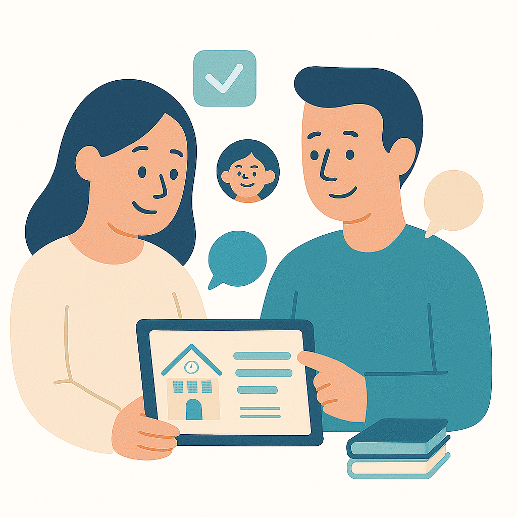 Rate school illustration